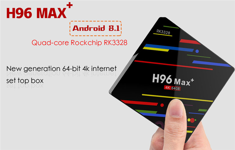 TV Box H96 MAX + RK3328 4 Go Android 8 - Ref 3423401 Image 8