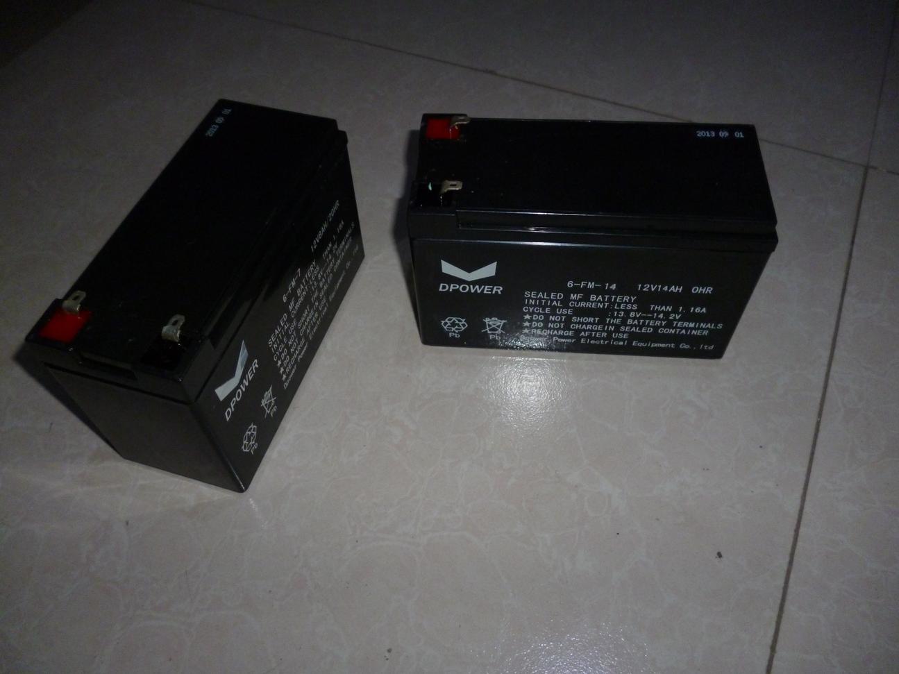 12V10AH12V14AH铅酸电池消防报警UPS电瓶安防电源电池6-FM-14AH