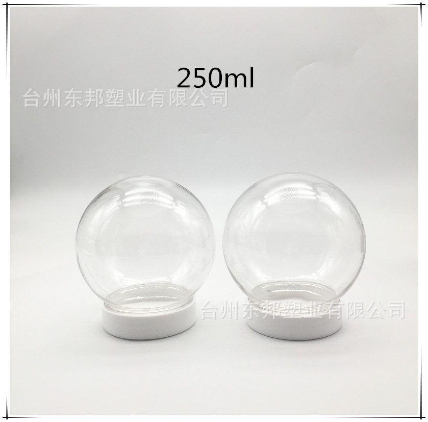 Factory wholesale 250ml ball bottle PET transparent plastic bottle…