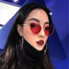 Sunglasses, retro trend triangle, metal glasses, European style, cat's eye, wholesale, Korean style