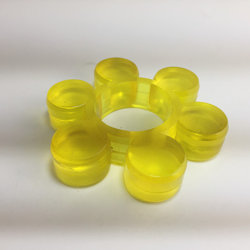 Wholesale polyurethane MT Six corners Star anise Plum blossom Elastic Block Water pump coupling  Buffer Plum blossom Elastic Block