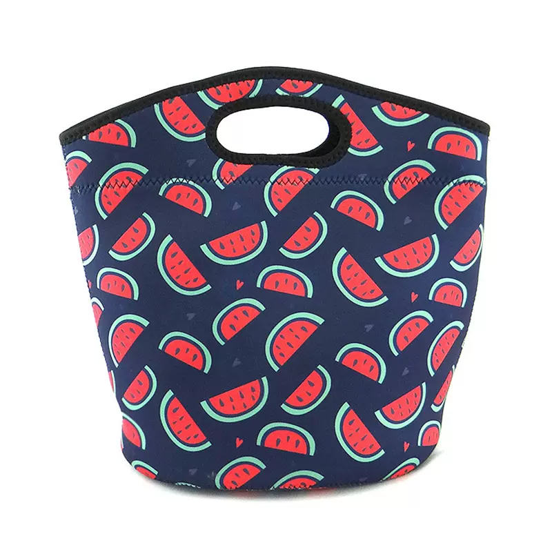 厂家定 制潜水料午餐包 收纳方便携带 外卖便当饭盒袋野餐包