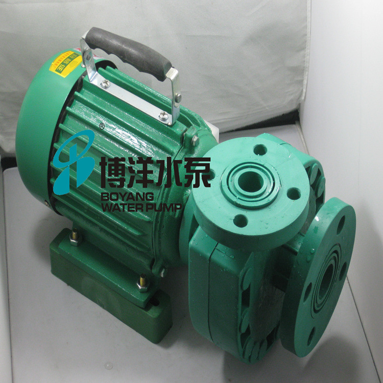 FSB卧式氟塑料离心泵，化工耐腐蚀，强酸碱离心泵