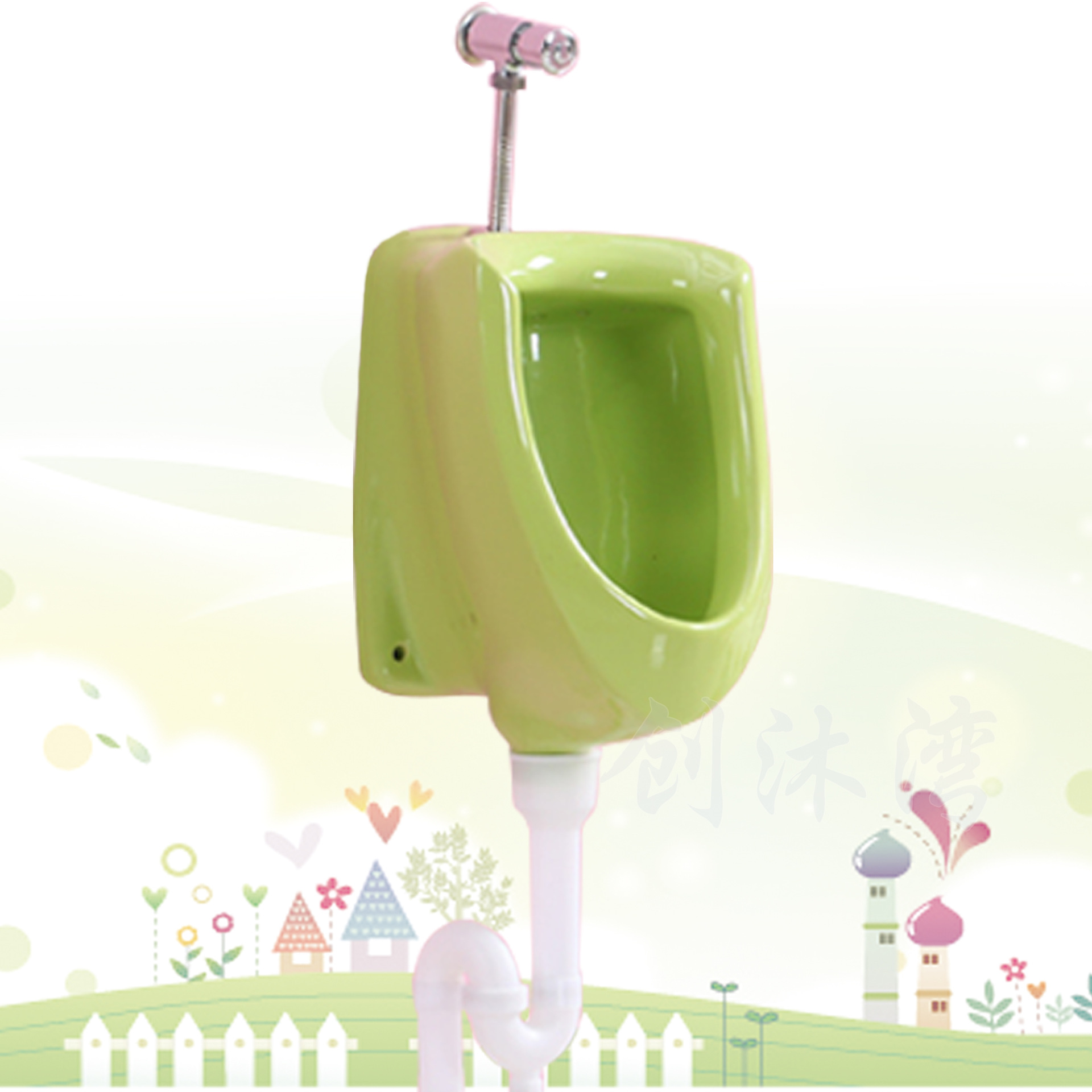 Niños de jardín de infantes Niño orinal montado en la pared orinal de cerámica orinal de pie orinal niño orinal