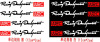 WRC handle the wrist car sticker WRC Rally Saiwan modified car sticker WRC door handlebat handle