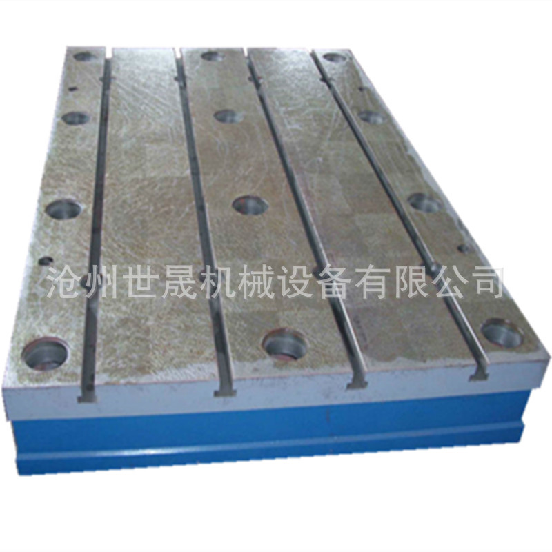 铸铁平台 标准件现货供应 铸铁平板异形平面 T型槽  非标准件定制