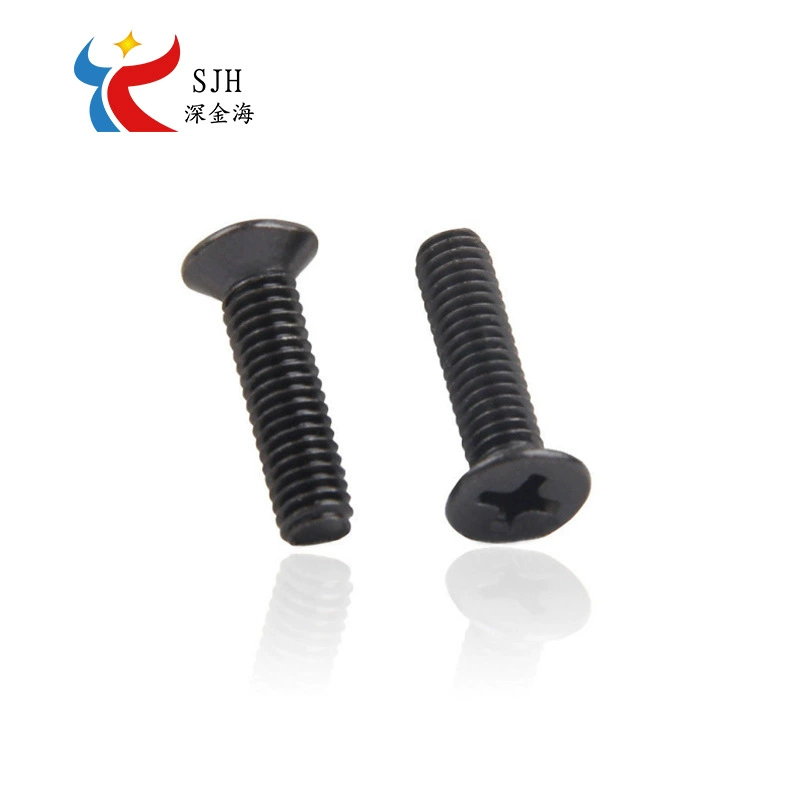 Крест с потайной головкой машинный винт M3-M4 резьба Винт с плоской головкой машинный Винт Микро электронный винт