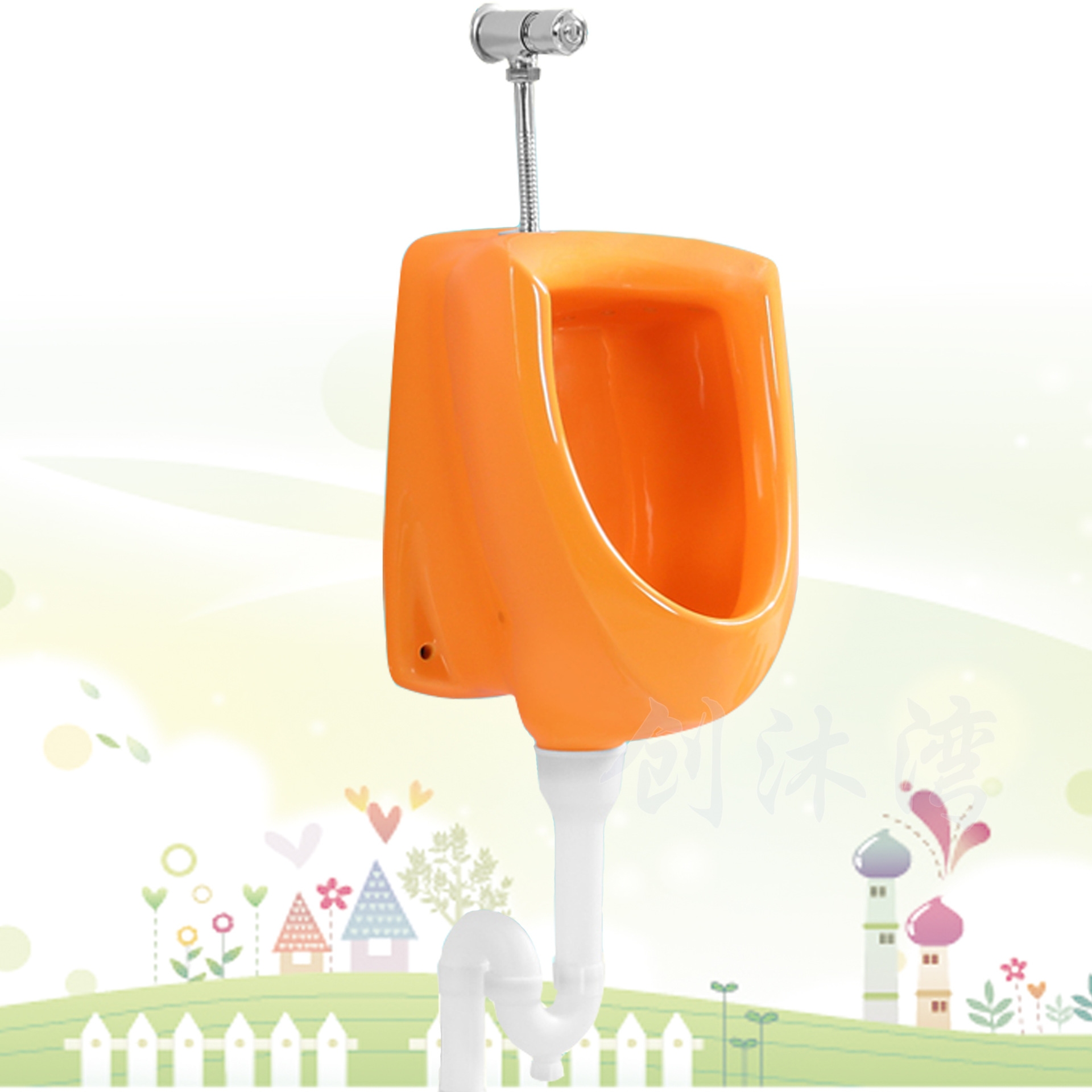 Niños de jardín de infantes Niño orinal montado en la pared orinal de cerámica orinal de pie orinal niño orinal