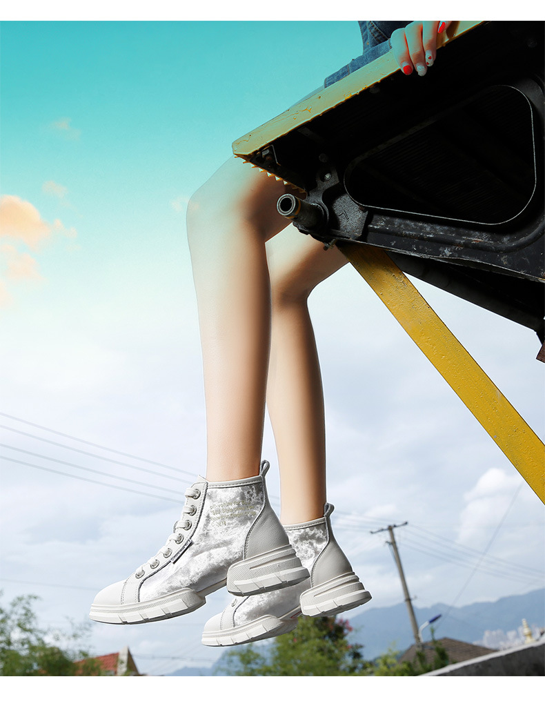 Bottes femme en En cuir - Ref 3355304 Image 12