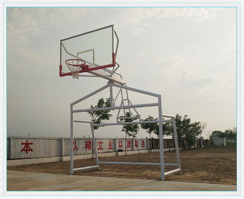 中小学家用篮球架 户外 标准 足球门二合一篮球架 配弹簧篮筐篮圈|ru