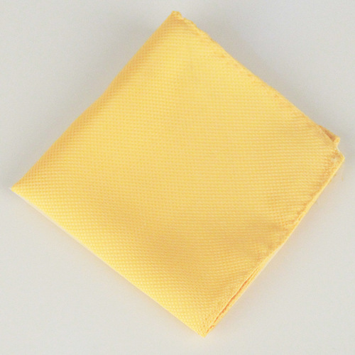 Cross-border hot selling polyester silk fine grid solid color men's square scarf business banquet wedding shirt suit pocket square wholesale