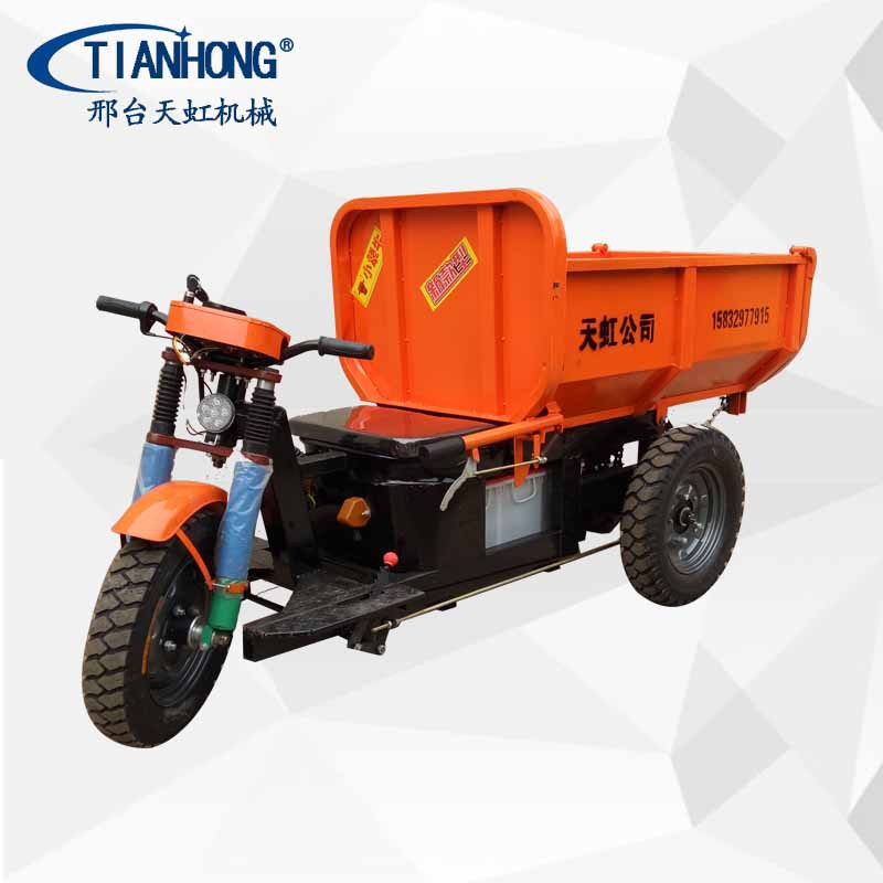 厂家直销电动工程三轮车建筑工地三轮运输斗车养殖场拉饲料拉粪车|ms