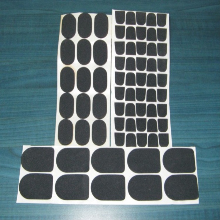 厂家直供 单面环形PVC垫片 透明硅胶  黑色磨砂网格硅胶脚垫