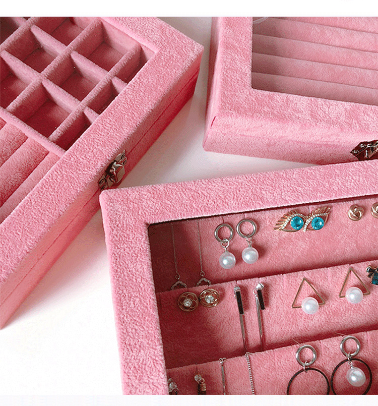 Casual, Elegant, Lady Style 1 Piece Density Plate Casual Elegant Lady Solid Color Jewelry Boxes