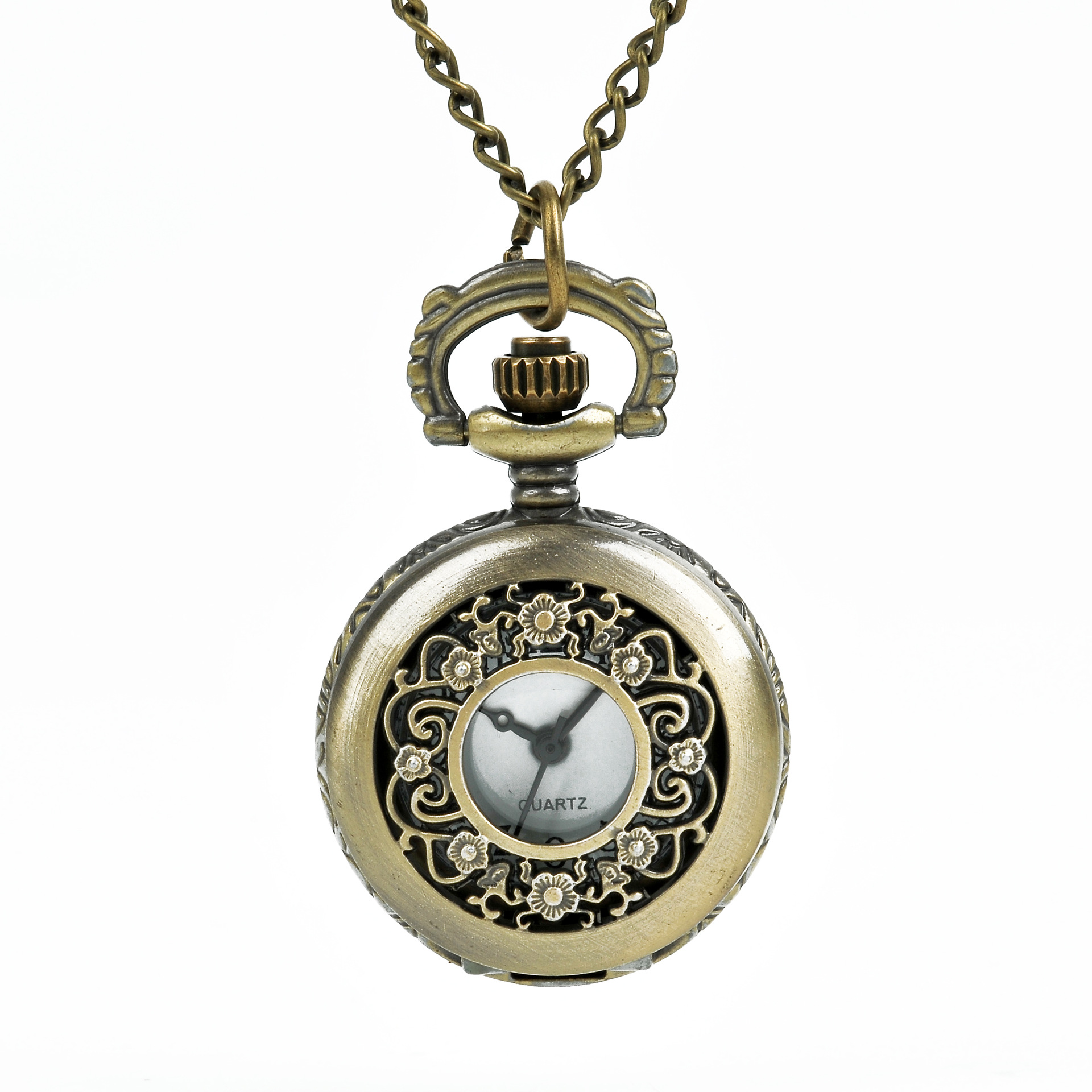 Small Bronze Garland Pocket Watch Wholesale