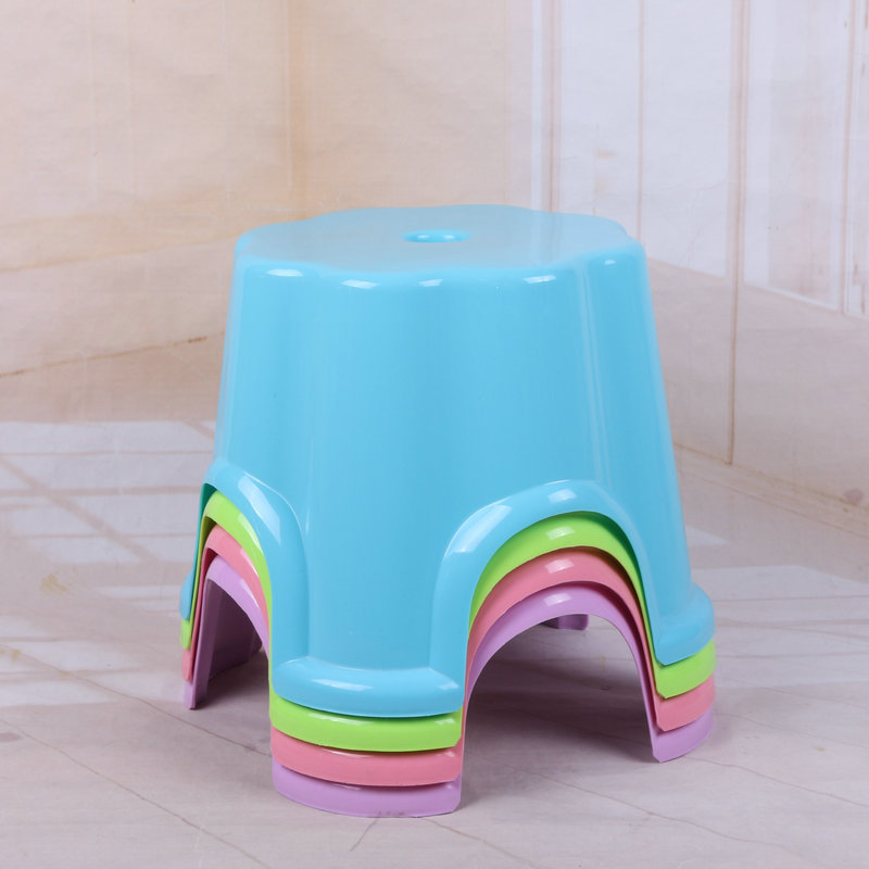 originality Cartoon Low stool Plastic stool children Cinquefoil Plastic chairs Shoe changing stool Bathroom stool outdoors Stool