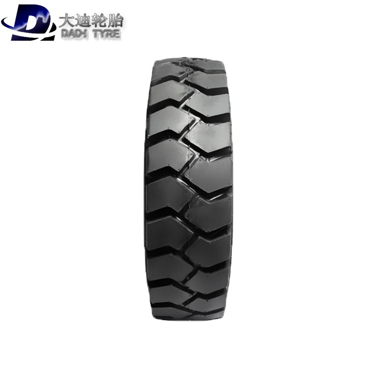 大迪叉车轮胎650-10实心轮胎 6.50-10适用3/3.5吨叉车后轮 批发