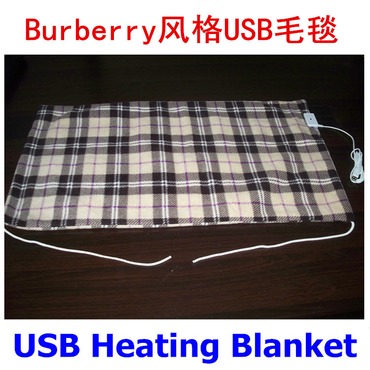 Burberry风格USB电热毯USB heating bl