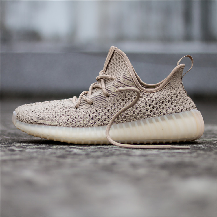 Genuine Coconut 350v2 men and women Kanye angel ventilation Student tide White Gypsophila lovers gym shoes