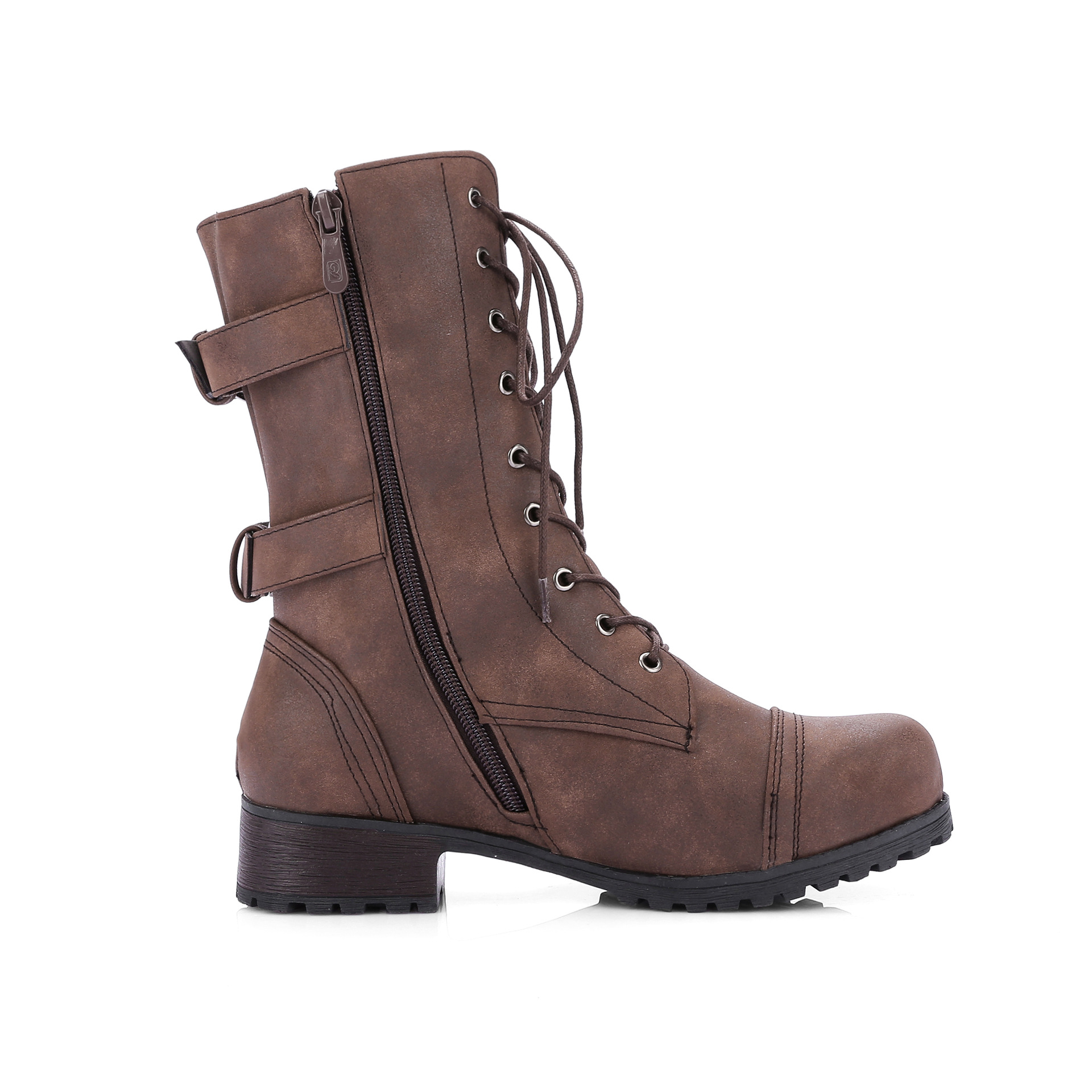 Bottes femme en PU artificiel - Ref 3355557 Image 3