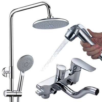 精铜龙头淋浴花洒套装 妇洗器花洒 卫浴套装升降淋浴喷头沐浴套装|ms