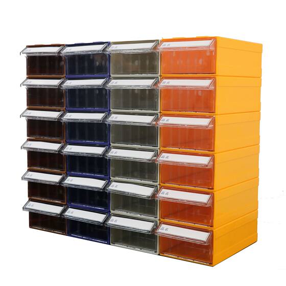 Wholesale modular plastic parts cabinet drawer type parts box Lego storage box screw hardware material box