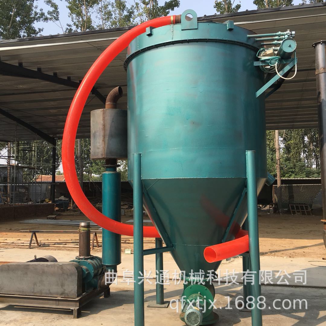 柴油机带自吸气力水泥装卸输送机 防尘环保粉煤灰抽灰机生产厂家