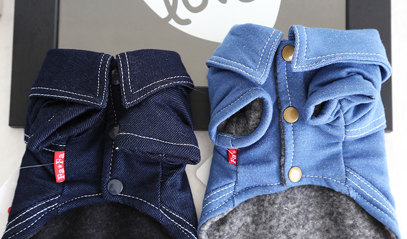 做旧牛仔印花外套