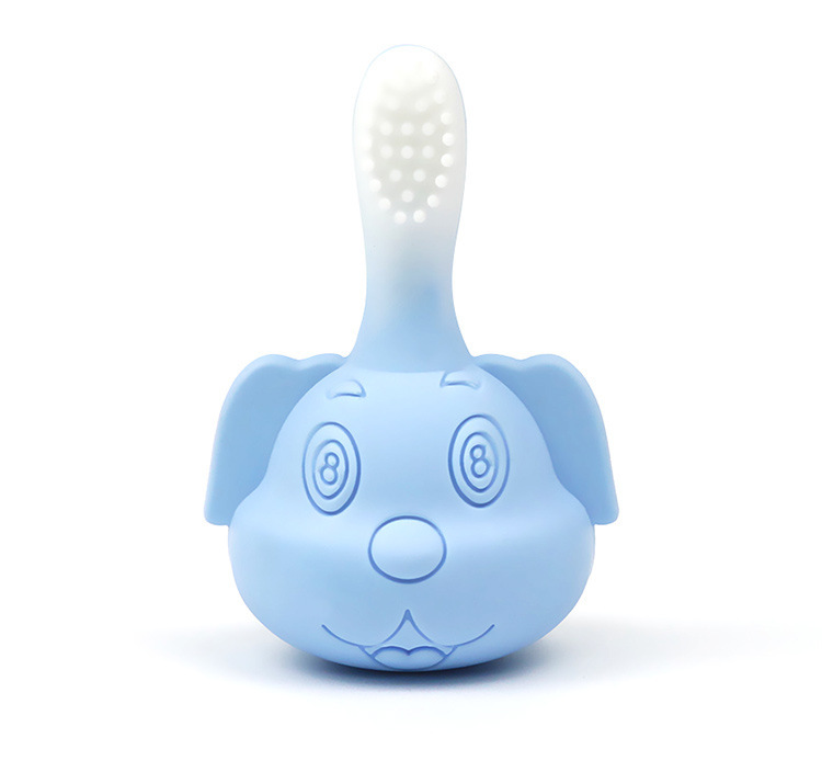 Baby Silicone Toothbrush - Yellow