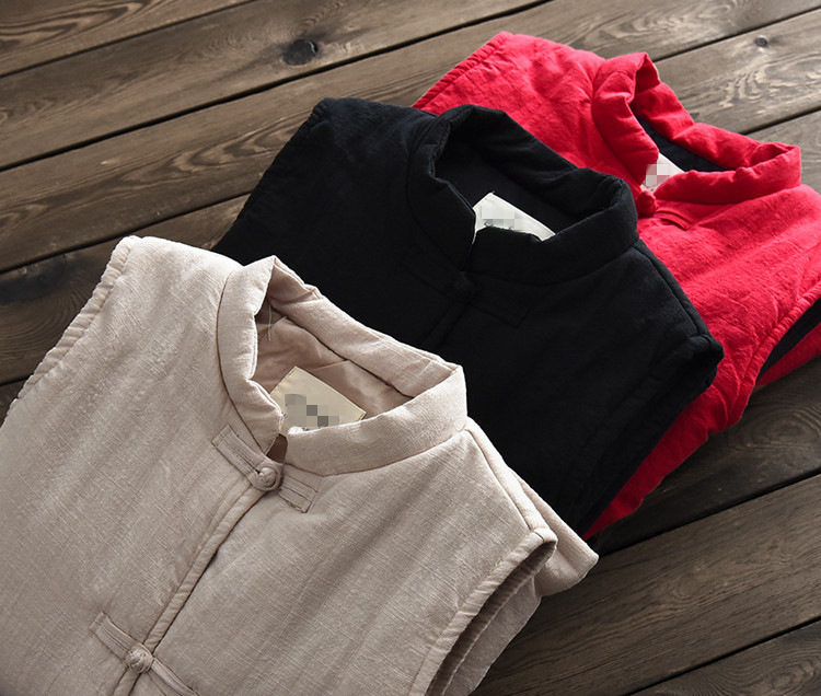 Gilet femme NIAN BAIXIU SPINNING en Chanvre - Ref 3316222 Image 12