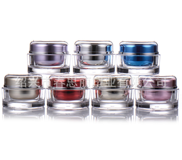 50g亚克力膏霜罐 老圆膏霜圆形面霜瓶 美白霜瓶子 高档化妆品包材