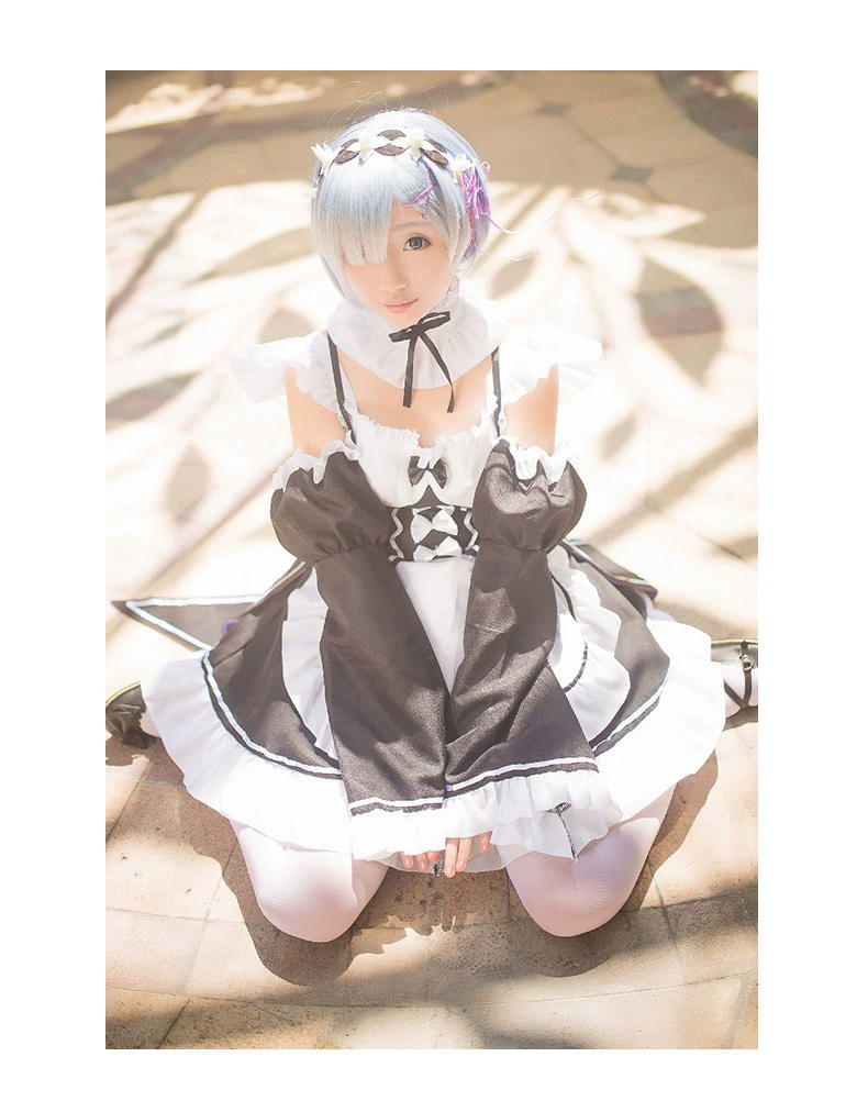Study -in -world life, начало мира, Remremram COSPLAYCOS игра женский комплект юбки