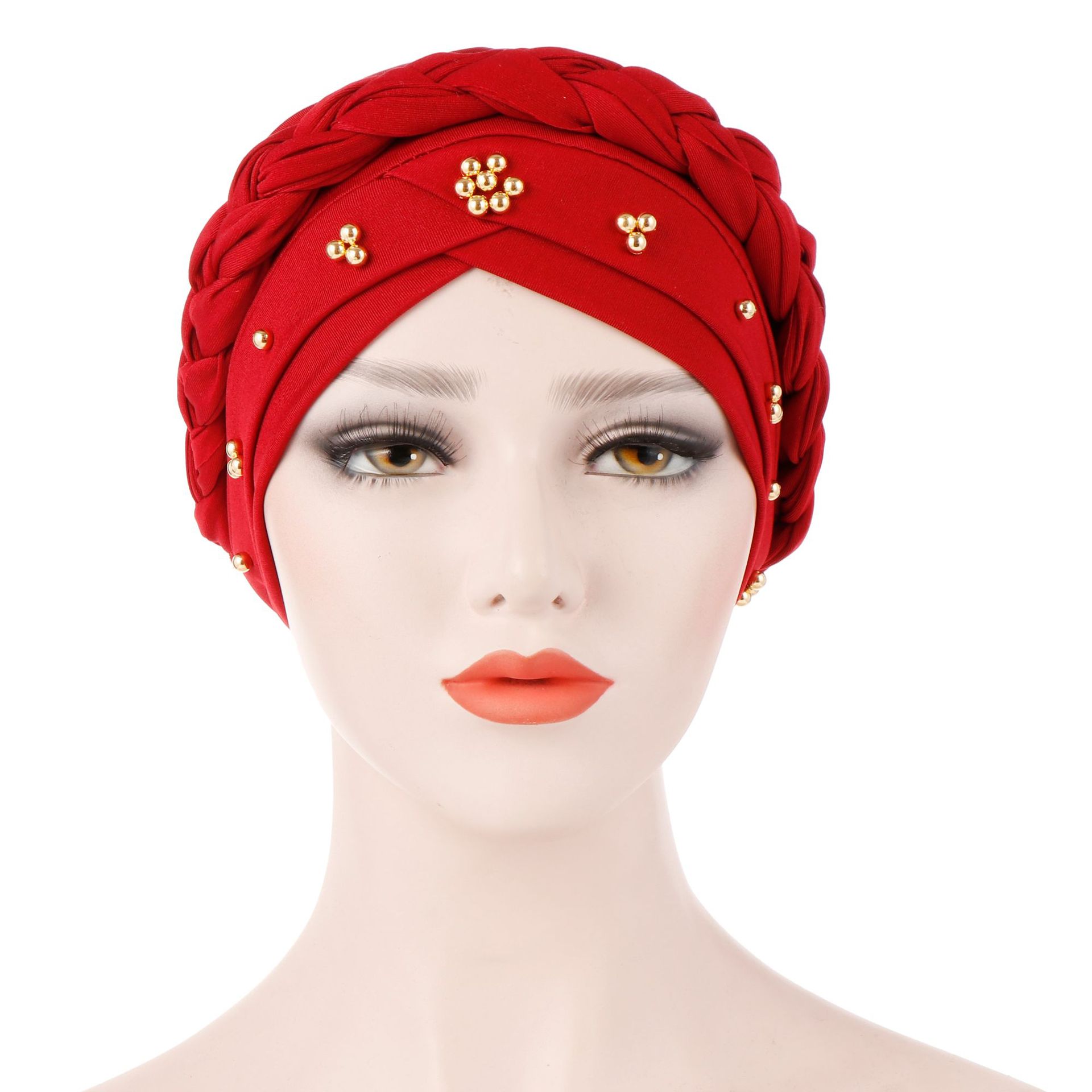 Femmes Mode Couleur Unie Sans Gouttière Bonnet display picture 1