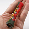 New Silicone Smoke Fighting Portable Straight Silicon Smoke Fighting Color Smoke Fighting Glass Smooth Silicone Pipe