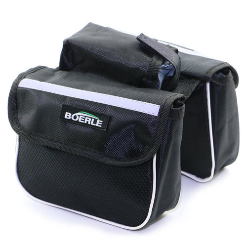 Wholesale bicycle top tube bag, mountain bike front beam bag, bilateral three-in-one bag, stable quality