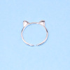 Jewelry, fresh ring, Japanese and Korean, simple and elegant design, on index finger, internet celebrity