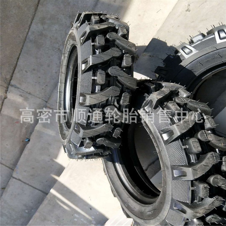 5.00-12人字三轮车轮胎4.00-12农用微耕机轮胎5.00-14