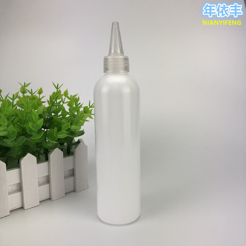 厂家现货批发250ml塑料pe尖嘴软料瓶胶水瓶辣椒酱塑料瓶包装