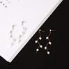 Design earrings from pearl, Korean style, simple and elegant design