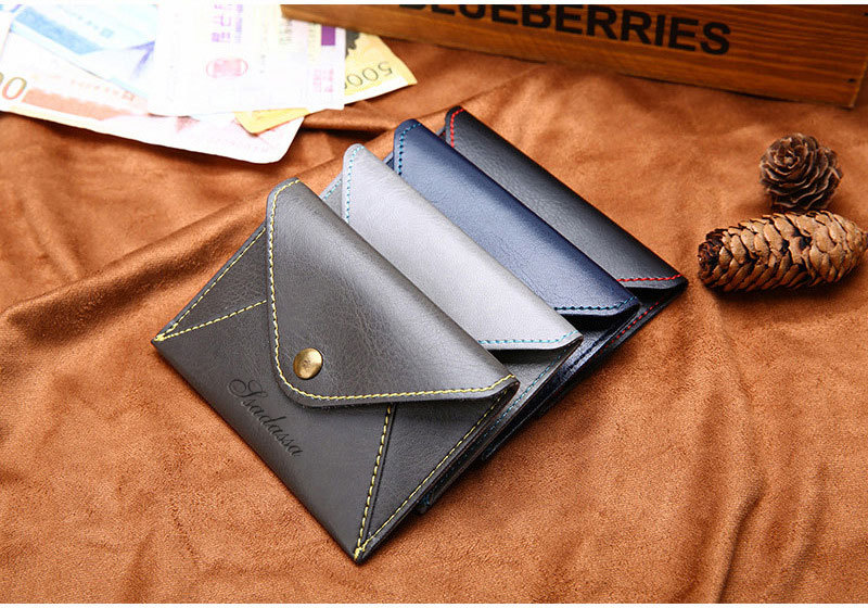 Korean Frosted Coin Purse Ultra-thinbusiness Card Storage Wallet Wholesale display picture 4