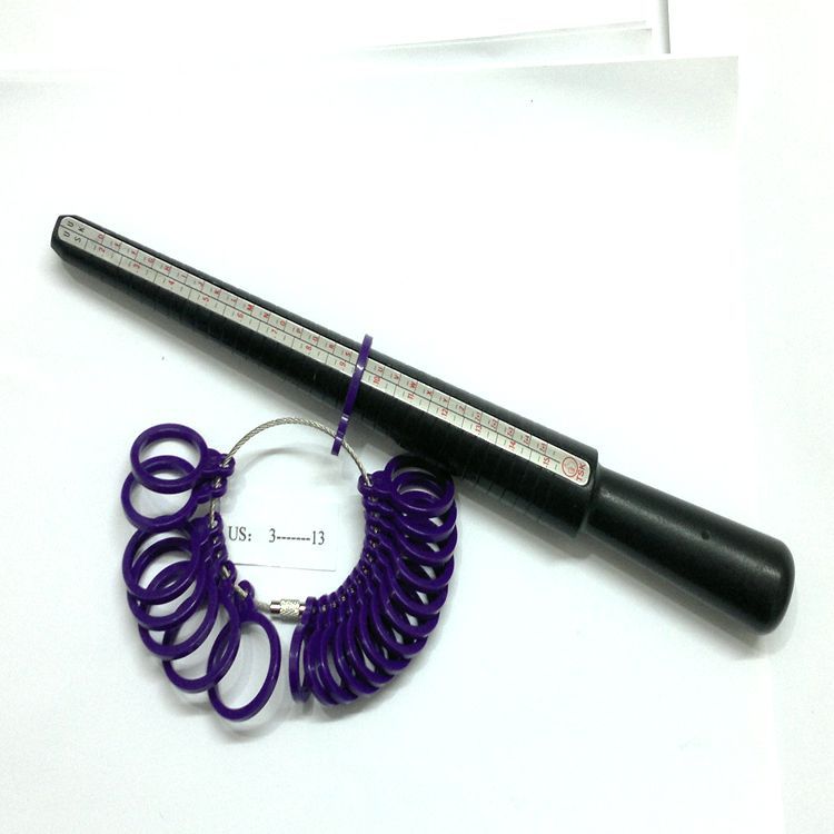 .塑料戒指圈,塑料戒指棒,美国塑料戒指圈,戒指圈,四用铝戒指尺