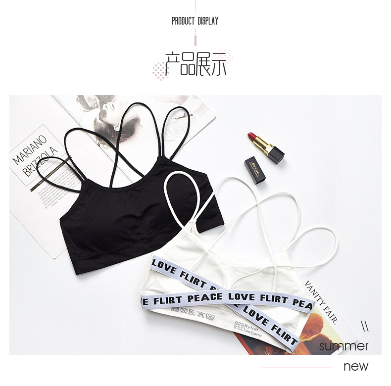 Fashionable halter top for a beautiful back, strapless design without steel rings, thin mold cup wrap around the chest, sexy, breathable and comfortable vest for women to prevent exposure detail image 7
