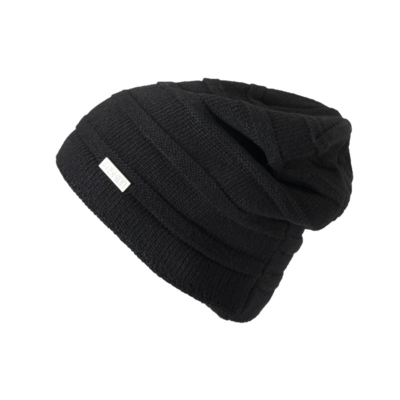 Gestrickte Samtwoll-beanie Für Damen Und Herren Mit Ohrenschutz_voghion.com