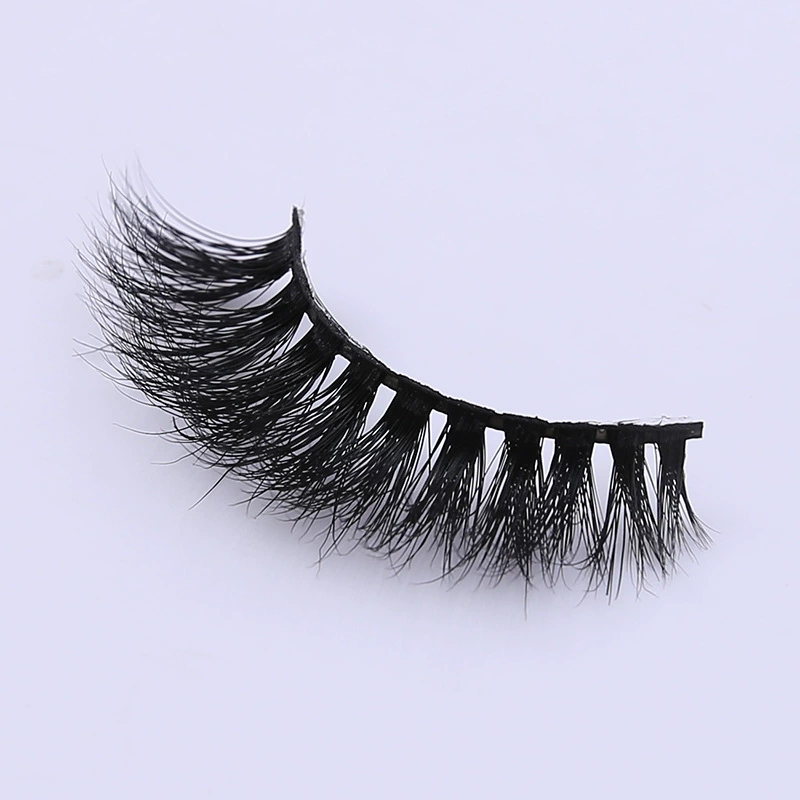 Long dense three dimensional false eyelashes for eyelashes, 3D, European style