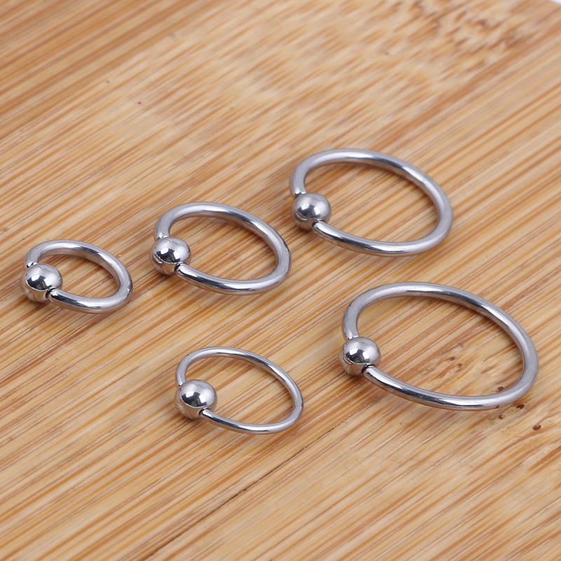 Fashion Geometric Stainless Steel Metal Nose Ring 1 Piece