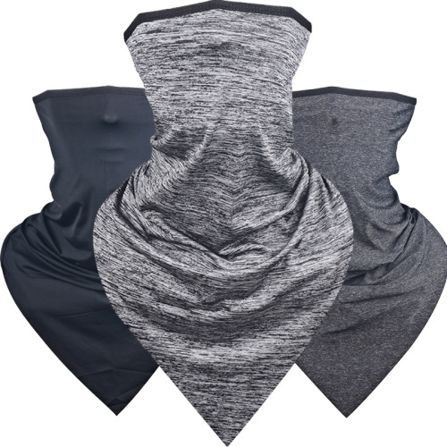 Summer Ice Silk Magic Head Scarf for Men and Women, Bicycle Triangle Scarf, Riding Face Mask Equipment, Outdoor Sports Sun Protection Scarf