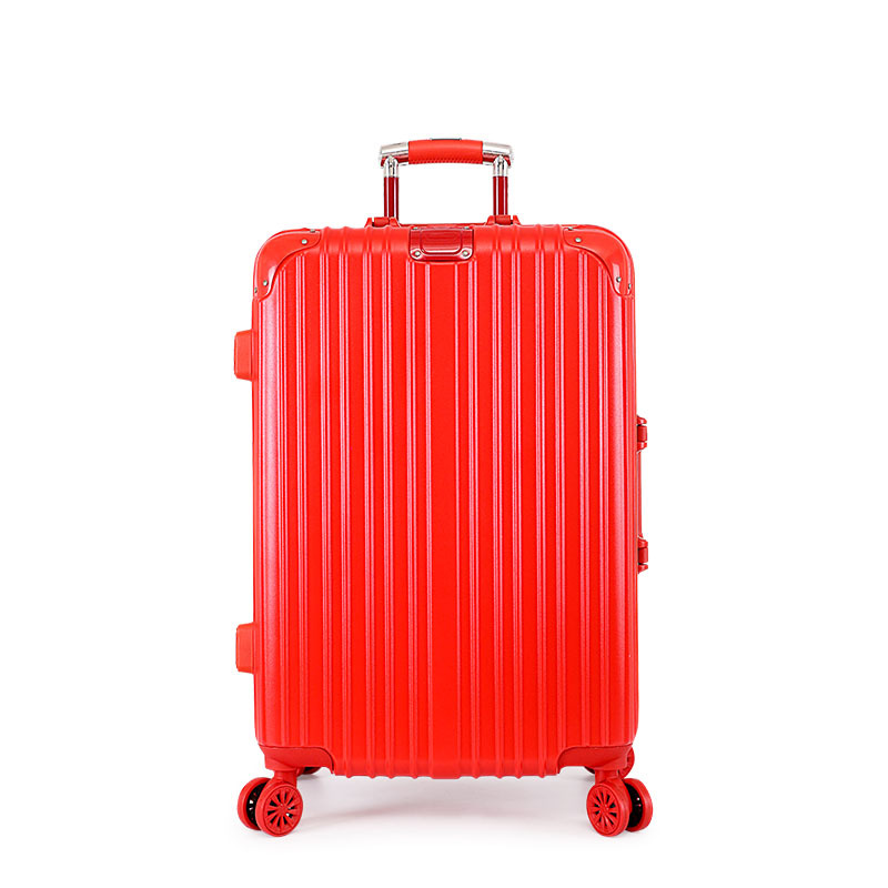 Aluminum frame suitcase ABS + PC24 Universal wheel student trunk fashion Angle protector Draw bar box 20 Inch board chassis