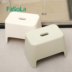 Fasola Japanese and Korean Creative Small Stool for Children and Elderly, Anti-Slip Seat, Thickened Home Bathroom Bench Low Stool