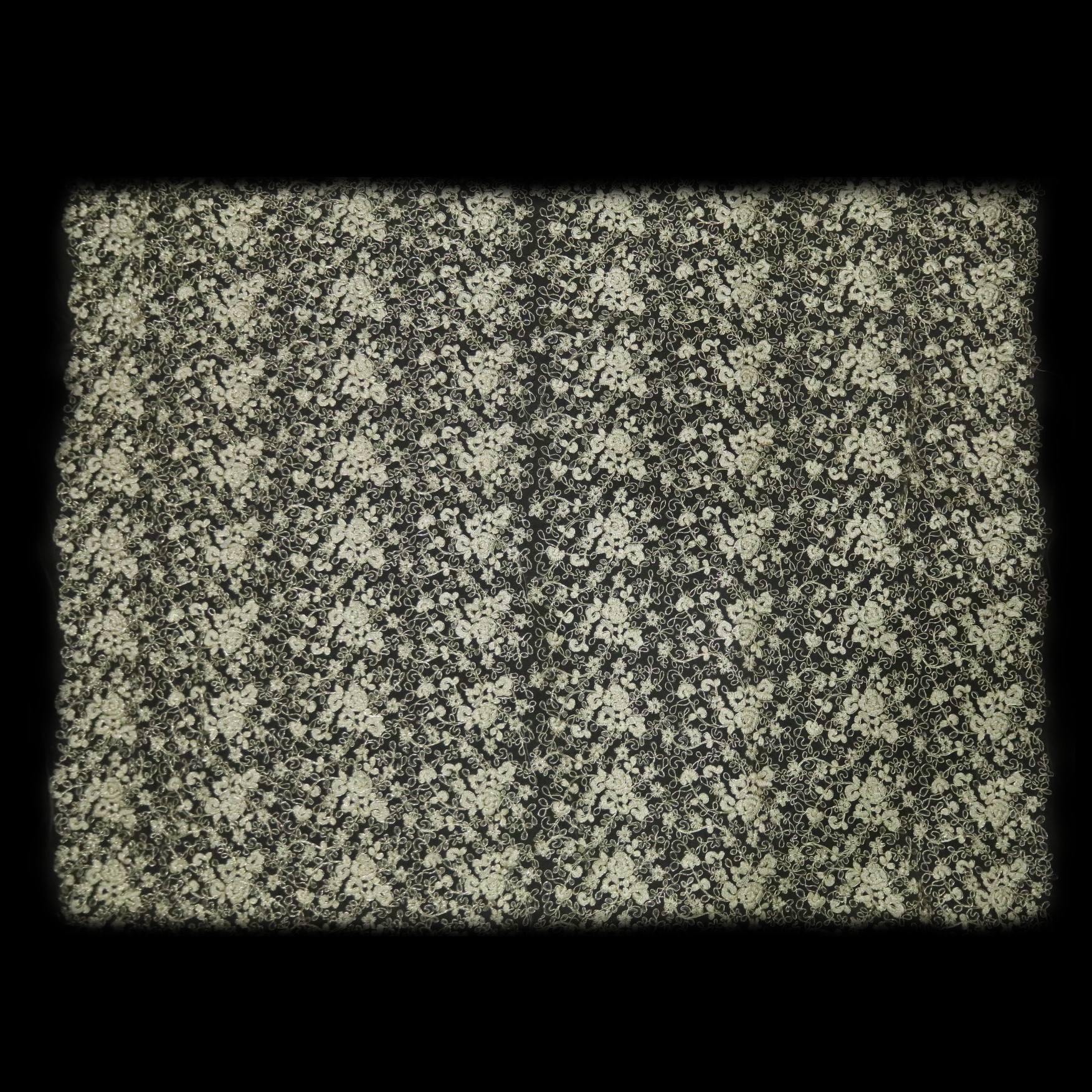 现货婚纱礼服装辅料 DIY金银线 124cm宽幅时尚女装蕾丝刺绣花边