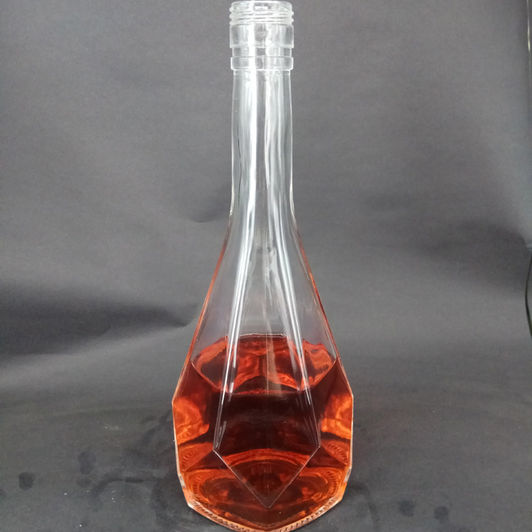 瑞升玻璃酒瓶厂家/定做白酒酒瓶 500ml新款 酒瓶 可定制LOGO